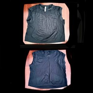 Black Varley Crop Tank